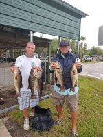 Brian Cole and Bill Groseclose with 17.47 pounds on Lake Blue Cypress 06/26/2022